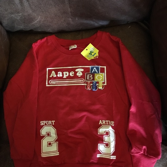 Aape Long sleeved shirt Red Size XL - Picture 1 of 5